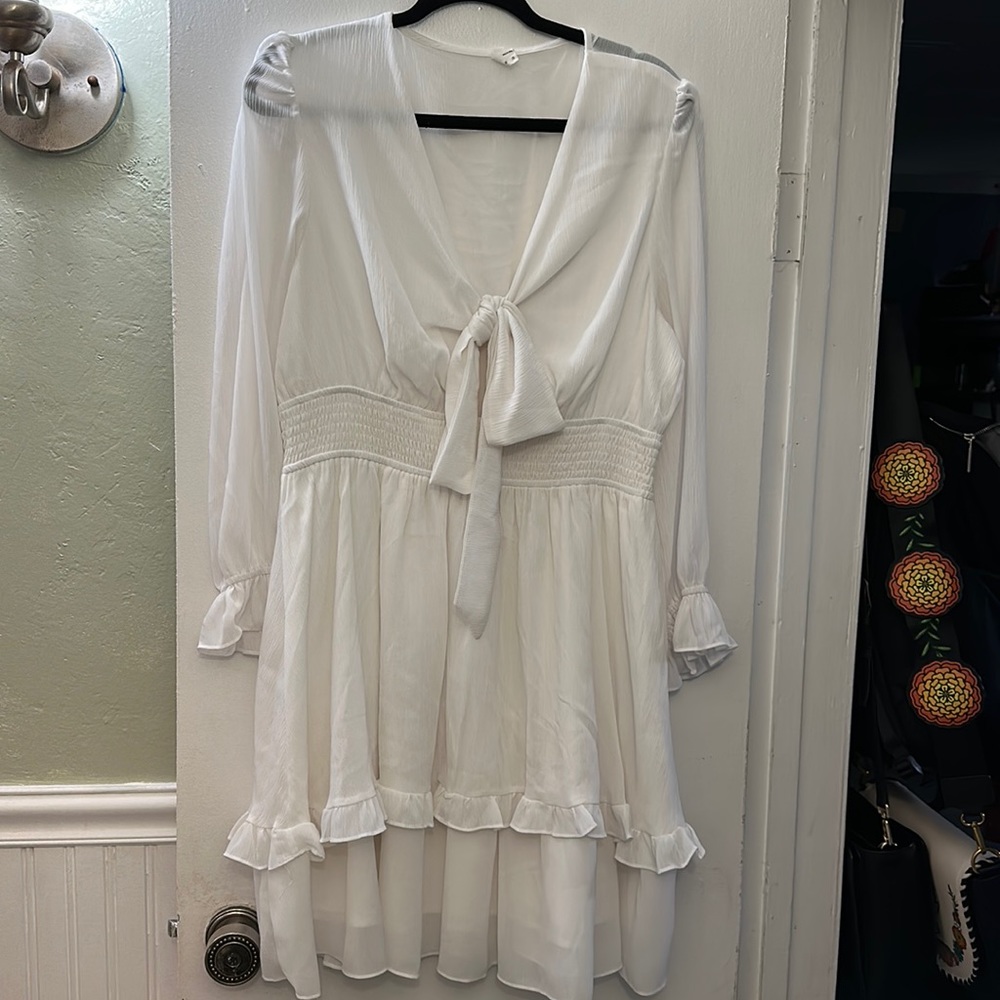 White dress